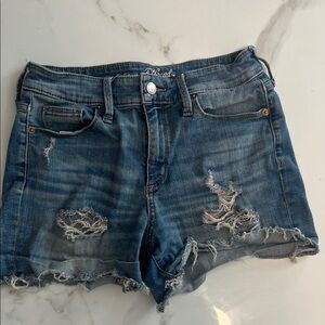 Universal Thread Blue Distressed Jean Shorts